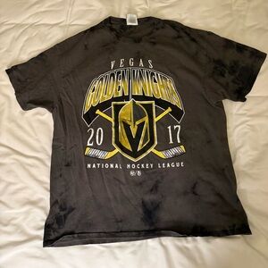 Vegas Golden Knights 2017 NHL Graphic Tee - Black & Gold